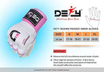 DEFY Gel Padded Premium Inner Gloves with Hand Wraps MMA Muay Thai Boxing Training Fight PAIR