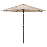 Grand Patio 10 FT Super Sturdy Aluminum Patio Umbrella, UV Protected Outdoor Umbrella, Green