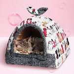 Spring Fever Small Big Animal Strawberry Guinea Pigs Rabbit Dog Cat Puppy Pet Fleece House Indoor Water Resistant Beds