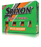 Srixon Soft Feel Brite Matte Color Golf Balls (One Dozen)