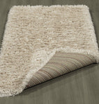 Ottomanson Flokati Collection Faux Sheepskin Shag Runner Rug, 2'7"X5', Beige