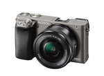 Sony Alpha a6000 Mirrorless Digitial Camera 24.3MP SLR Camera with 3.0-Inch LCD (Black) w/16-50mm Power Zoom Lens