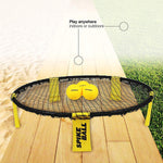 Spikeball Standard 3 Ball Kit - Includes Playing Net, 3 Balls, Drawstring Bag, Rule Book