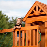 Backyard Discovery Atlantis All Cedar Wood Playset Swing Set