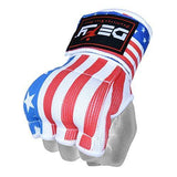 DEFY Gel Padded Premium Inner Gloves with Hand Wraps MMA Muay Thai Boxing Training Fight PAIR