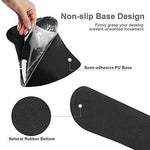 Mouse Pad with Wrist Support and Keyboard Wrist Rest Pad Set,Ergonomic Mouse Pads for Computers Laptop,Non-Slip Comfortable Mousepad w/Raised Memory Foam for Easy Typing Pain Relief (Eiffel Tower)
