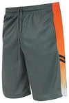 Real Essentials Men's Active Athletic Performance Shorts with Pockets - 5 Pack