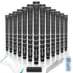 Champkey Multi Compound Golf Grips Set of 13 (5 Oz Solvent,Hook Blade,15 Tapes & Vise Clamp Available)-Choose Between 13 Grips & All Repair Kits and 13 Grips & 15 Tapes