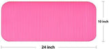BalanceFrom GoYoga+ All-Purpose 1/2-Inch Extra Thick High Density Anti-Tear Exercise Yoga Mat and Knee Pad with Carrying Strap