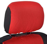 BDK OS-309-BG Polypro Black/Car Seat Cover, Easy Wrap Two-Tone Accent for Auto, Split Bench, Tan Beige