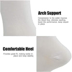 Soccer Socks, RTZAT Unisex Solid Knee High Tube Team Sports Football Socks, 2,6,12 Pairs