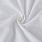 100% Washed Cotton Duvet Cover 3 Piece, Comforter Cover California King Size, Ultra Soft with Zipper Closure, Corner Ties, Simple Bedding Style, Gray White Plaid by SORMAG