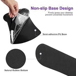 Mouse Pad with Wrist Support and Keyboard Wrist Rest Pad Set,Ergonomic Mouse Pads for Computers Laptop,Non-Slip Comfortable Mousepad w/Raised Memory Foam for Easy Typing Pain Relief (Eiffel Tower)