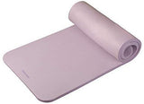 Retrospec Solana Yoga Mat 1" w/ Nylon Strap for Men & Women - Non Slip Exercise Mat for Yoga, Pilates, Stretching, Floor & Fitness Workouts