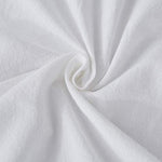 100% Washed Cotton Duvet Cover 3 Piece, Comforter Cover California King Size, Ultra Soft with Zipper Closure, Corner Ties, Simple Bedding Style, Gray White Plaid by SORMAG