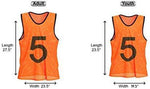 Unlimited Potential Nylon Mesh Scrimmage Team Practice Vests Pinnies Jerseys Bibs for Children Youth Sports Basketball, Soccer, Football, Volleyball (Pack of 12)