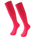 Soccer Socks, RTZAT Unisex Solid Knee High Tube Team Sports Football Socks, 2,6,12 Pairs