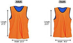 Unlimited Potential Nylon Mesh Scrimmage Team Practice Vests Pinnies Jerseys Bibs for Children Youth Sports Basketball, Soccer, Football, Volleyball (Pack of 12)