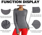 BUBBLELIME Workout Tops for Women Athletic Shirts Soft Modal Sexy Open Back Activewear Yoga Running Outdoor Sports