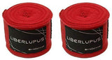 Liberlupus Boxing Hand Wraps for Men & Women, 120 & 180 Inches Wraps for Boxing Gloves, Handwraps with Hand & Wrist Support for Boxing Kickboxing Muay Thai MMA