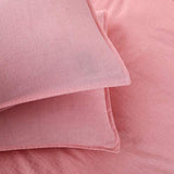 100% Washed Cotton Duvet Cover 3 Piece, Comforter Cover California King Size, Ultra Soft with Zipper Closure, Corner Ties, Simple Bedding Style, Gray White Plaid by SORMAG