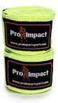 Pro Impact Mexican Style Boxing Handwraps 180" with Closure – Elastic Hand & Wrist Support for Muay Thai Kickboxing Training Gym Workout or MMA for Men & Women - 1 Pair