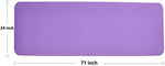 BalanceFrom GoYoga+ All-Purpose 1/2-Inch Extra Thick High Density Anti-Tear Exercise Yoga Mat and Knee Pad with Carrying Strap