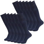Soccer Socks, RTZAT Unisex Solid Knee High Tube Team Sports Football Socks, 2,6,12 Pairs