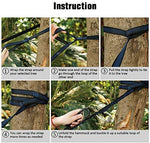Kootek Camping Hammock Double & Single Portable Hammocks with 2 Tree Straps, Lightweight Nylon Parachute Hammocks for Backpacking, Travel, Beach, Backyard, Patio, Hiking
