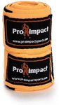 Pro Impact Mexican Style Boxing Handwraps 180" with Closure – Elastic Hand & Wrist Support for Muay Thai Kickboxing Training Gym Workout or MMA for Men & Women - 1 Pair