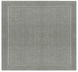 COTTON CRAFT 100% Linen Hemstitch Table Cloth - Size 60x108 Charcoal - Hand Crafted and Hand Stitched Table Cloth with Hemstitch detailing.