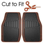 Custom Accessories Armor All 78842 4-Piece Tan All Season Rubber Floor Mat