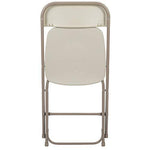 Flash Furniture 10 Pk. HERCULES Series 650 lb. Capacity Premium White Plastic Folding Chair