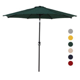 Grand Patio 10 FT Super Sturdy Aluminum Patio Umbrella, UV Protected Outdoor Umbrella, Green