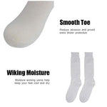 Soccer Socks, RTZAT Unisex Solid Knee High Tube Team Sports Football Socks, 2,6,12 Pairs