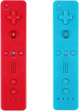 Yosikr Wireless Remote Controller for Wii Wii U - 4 Packs Pink+Red+Deep Blue+Blue