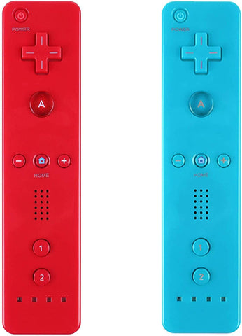 Yosikr Wireless Remote Controller for Wii Wii U - 4 Packs Pink+Red+Deep Blue+Blue