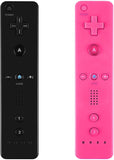 Yosikr Wireless Remote Controller for Wii Wii U - 4 Packs Pink+Red+Deep Blue+Blue