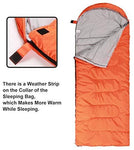 EMONIA Camping Sleeping Bag, 3 Season Waterproof Outdoor Hiking Backpacking Sleeping Bag Perfect for Traveling,Lightweight Portable Envelope Sleeping Bags